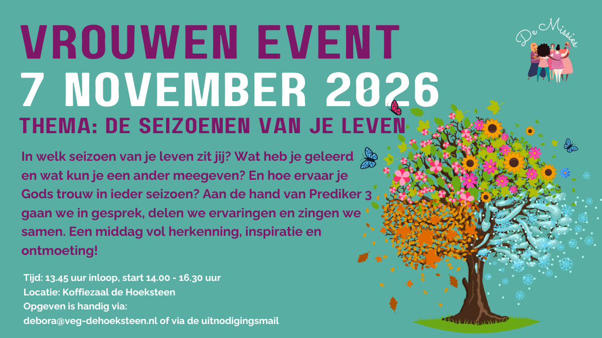 Missies Vrouwen event 7 november 2026